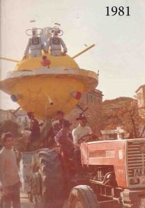 "UFO": άρμα από το Καρναβάλι του 1981