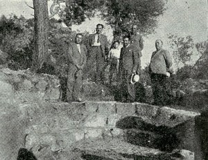 Ο Ορλάνδος στο Χαλινάδο πριν την αναστήλωση (1937)